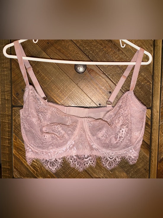 Victoria's Secret Other - NWOT Victoria Secret Wires Lace Bralette in Dusty Rose 36DDD